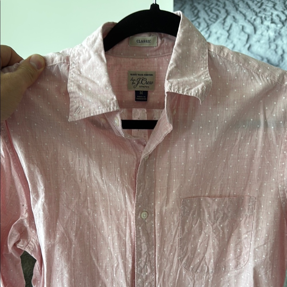 J. Crew Pink Casual Button Down Shirt